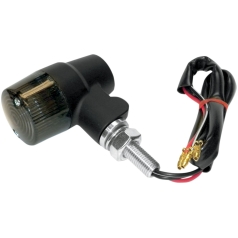 MARKER LIGHT ROUND #3 ALUMINUM BLACK BODY SMOKE LENS