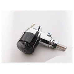 MARKER LIGHT E-MARK ALUMINUM CHROME BODY SMOKE LENS