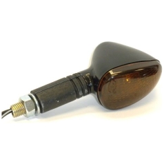 MARKER LIGHT E-MARK COMPACT FLEXIBLE STEM BLACK BODY SMOKE LENS