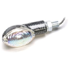 MARKER LIGHT E-MARK ULTRA SMALL CARBON FIBER BODY RAINBOW LENS