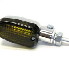 MARKER LIGHT E-MARK ALUMINUM CHROME BODY SMOKE LENS