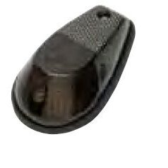 MARKER LIGHT E-MARK FLUSH MOUNT CARBON FIBER BODY SMOKE LENS