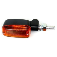 MARKER LIGHT E-MARK ALUMINUM BLACK BODY AMBER LENS
