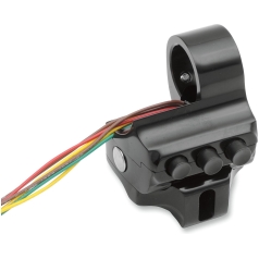SWITCH HOUSING 4 BUTTON CONTOUR BRAKE SIDE BLACK