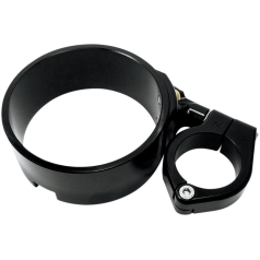 MOUNT ASSEMBLY SIDE 39MM W/O INDICATOR LIGHTS W/ SWIVEL CLAMP SPEEDOMETER BLACK