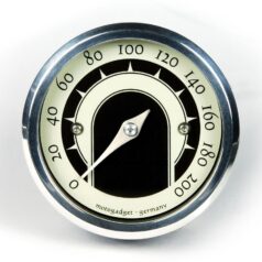 MST SPEEDSTER ANALOG SPEEDOMETER POLISHED