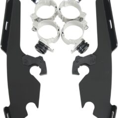 MOUNTING KIT TRIGGER-LOCK MEMPHIS FATS/SLIM-WINDSHIELD BLACK