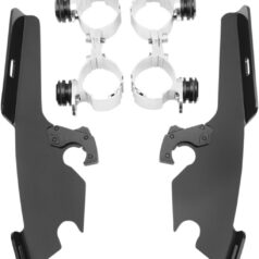 MOUNTING KIT TRIGGER-LOCK MEMPHIS FATS/SLIM-WINDSHIELD BLACK