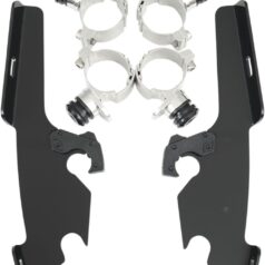 MOUNTING KIT TRIGGER-LOCK MEMPHIS FATS/SLIM-WINDSHIELD BLACK