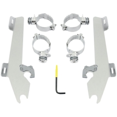 MOUNTING KIT TRIGGER-LOCK BATWING-FAIRING POLISHED