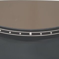 WINDSHIELD TRIM BATWING-FAIRING DOTS BLACK