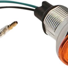 MARKER LIGHT FLAT OVAL MINI AMBER