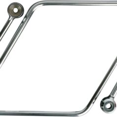 SADDLEBAG SUPPORT BRACKETS CHROME