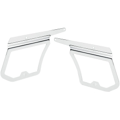 SADDLEBAG SUPPORT BRACKETS CHROME HD