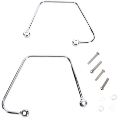 SADDLEBAG SUPPORTS CHROME YAMAHA