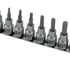 CRUZTOOLS SOCKET BIT SET HEX 10-PIECE SET INCH