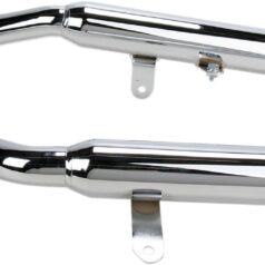 MUFFLER SLIP-ON WITH SLASH CUT TIP CHROME
