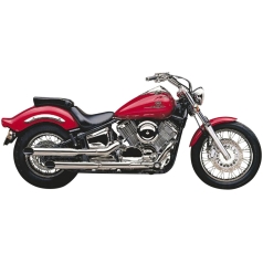 MUFFLER SLIP-ON WITH SLASH CUT TIP CHROME