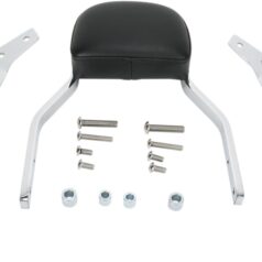 MINI SQUARE SISSY BAR WITH PAD CHROME
