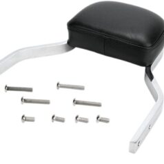 MINI SQUARE SISSY BAR WITH PAD CHROME