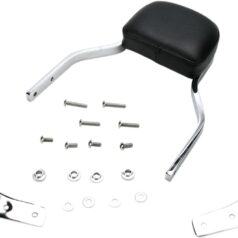 MINI SQUARE SISSY BAR WITH PAD CHROME