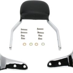 MINI SQUARE SISSY BAR WITH PAD CHROME YAMAHA