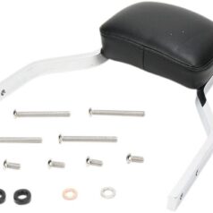 MINI SQUARE SISSY BAR WITH PAD CHROME