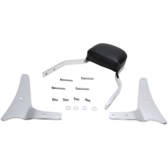 MINI SQUARE SISSY BAR WITH PAD CHROME KAWASAKI