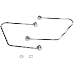 SADDLEBAG SUPPORT BRACKETS CHROME