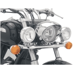 STEEL LIGHTBAR AND SPOTLIGHTS CHROME