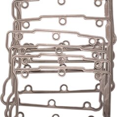 ROCKER BOX COVER GASKET KIT RUBBER COATED STEEL 0.020" TC