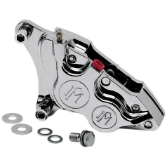 CALIPER FOUR-PISTON DIFFERENTIAL-BORE FRONT RIGHT POLISHED