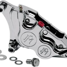 CALIPER FOUR-PISTON DIFFERENTIAL-BORE FRONT RIGHT CHROME