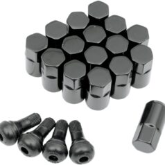 LUG NUTS 12X1.25 BLACK 16-PACK