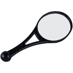 MIRROR DUALSPORT OVAL BLACK