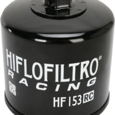 OIL FILTER SPIN-ON RACING WITH NUT PAPER GLOSSY BLACK