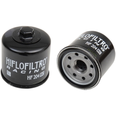 OIL FILTER SPIN-ON RACING WITH NUT PAPER GLOSSY BLACK
