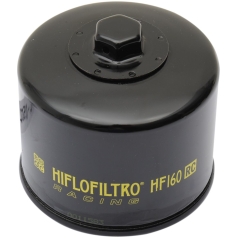 OIL FILTER SPIN-ON RACING WITH NUT PAPER GLOSSY BLACK
