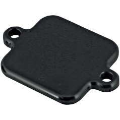 BLOCK OFF PLATE BLACK
