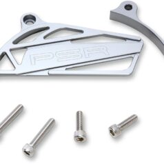CASE SAVER SPROKET COVER ALUMINUM ANODIZED GUN METAL