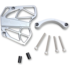 CASE SAVER SPROKET COVER ALUMINUM ANODIZED GUN METAL