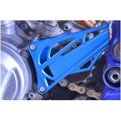 CASE SAVER SPROKET COVER ALUMINUM ANODIZED BLUE