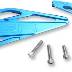 CASE SAVER SPROKET COVER ALUMINUM ANODIZED BLUE