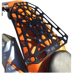 LUGGAGE RACK DUAL SPORT ALUMINUM BLACK