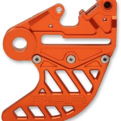GUARD REAR DISC  ALUMINUM ANODIZED ORANGE