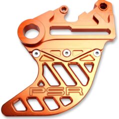 GUARD REAR DISC  ALUMINUM ANODIZED ORANGE