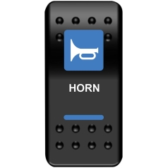 SWITCH ROCKER HORN-BLU