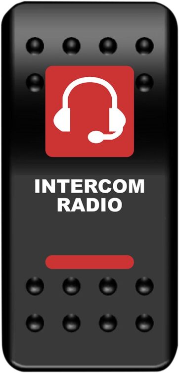 SWITCH ROCKER INTERCOM RD