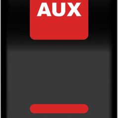 SWITCH ROCKER AUX PWR RD