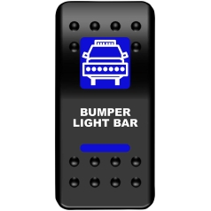 SWITCH RKR BMPR LGHTBR BU